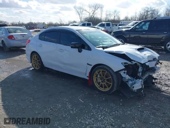 2020 Subaru WRX STI with VIN JF1VA2S69L9812905, listed as a IAAI auction lot 41880174 with 32,202 mi miles and . Bid and sale history available at DreamBid. Image 1.