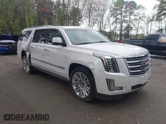 2018 Cadillac Escalade ESV Platinum с VIN 1GYS4KKJ1JR221239, выставлен на аукционе IAAI как лот 41968181 с пробегом 179 749 миль миль и . История ставок и продаж доступна на DreamBid. Изображение 1.