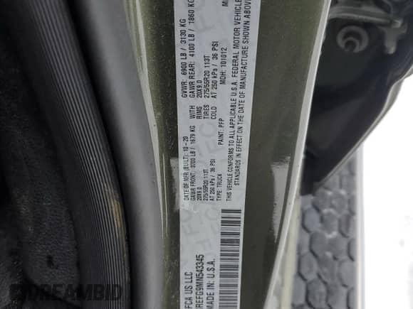 2021 Ram 1500 Big Horn with VIN 1C6RREFG9MN543345, listed as a Copart auction lot 44691635 with 70,051 mi miles and Clean title. Bid and sale history available at DreamBid. Image 13.