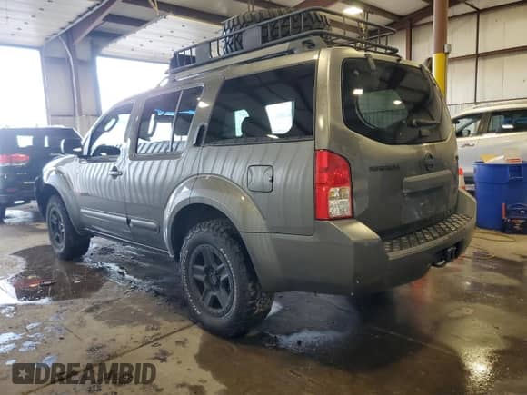 2008 Nissan Pathfinder SE with VIN 5N1AR18B58C635307, listed as a Copart auction lot 85657965 with 138,421 mi miles and Salvage title. Bid and sale history available at DreamBid. Image 2.