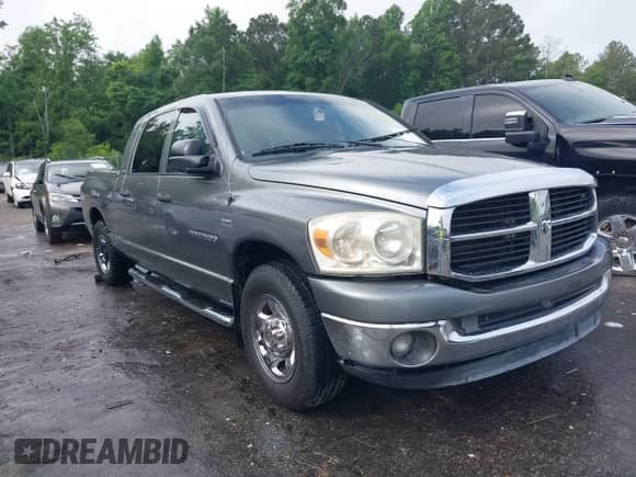 2007 Dodge 1500 SLT z VIN 3D7KR19D57G736423, wystawiony jako IAAI lot #42145607 z przebiegiem 298 274 mil mil oraz . Historia ofert i sprzedaży dostępna na DreamBid. Obrazek 1.