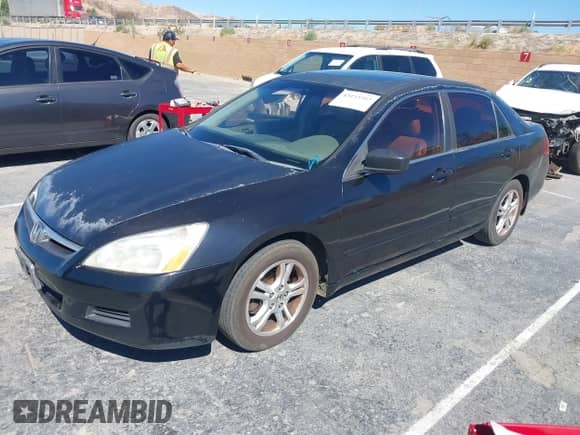 2006 Honda Accord EX-L with VIN 1HGCM56856A000799, listed as a IAAI auction lot 43133965 with 273,523 mi miles and . Bid and sale history available at DreamBid. Image 2.