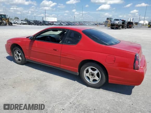 2004 Chevrolet Monte Carlo LS with VIN 2G1WW12E349102551, listed as a Copart auction lot 62400015 with 246,800 mi miles and Salvage title. Bid and sale history available at DreamBid. Image 2.