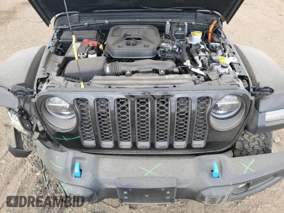 2022 Jeep Wrangler Unlimited Rubicon с VIN 1C4JJXR63NW177826, выставлен на аукционе Copart как лот 56532665 с пробегом 24 652 миль миль и Списание • Salvage title. История ставок и продаж доступна на DreamBid. Изображение 11.