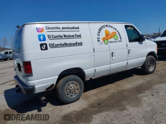 2004 Ford Econoline Cargo Commercial with VIN 1FTSE34P54HB35498, listed as a IAAI auction lot 41970490 with 155,186 mi miles and . Bid and sale history available at DreamBid. Image 4.