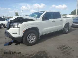 2024 Nissan Frontier SV with VIN 1N6ED1EJ9RN675683, listed as a Copart auction lot 59752255 with 11,591 mi miles and Salvage title. Bid and sale history available at DreamBid. Image 1.