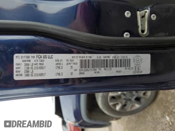 2018 Jeep Compass Trailhawk z VIN 3C4NJDDB3JT417204, wystawiony jako Copart lot #71890115 z przebiegiem 152 858 mil mil oraz Szkoda całkowita • Salvage title. Historia ofert i sprzedaży dostępna na DreamBid. Obrazek 13.