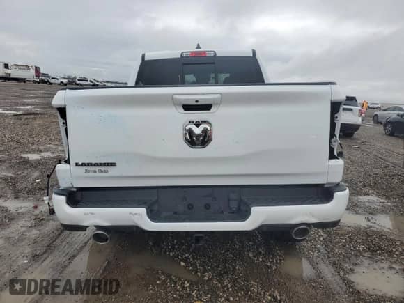 2024 Ram 1500 Laramie с VIN 1C6RREJTXRN122648, выставлен на аукционе Copart как лот 44532315 с пробегом 12 096 миль миль и Списание • Salvage title. История ставок и продаж доступна на DreamBid. Изображение 6.