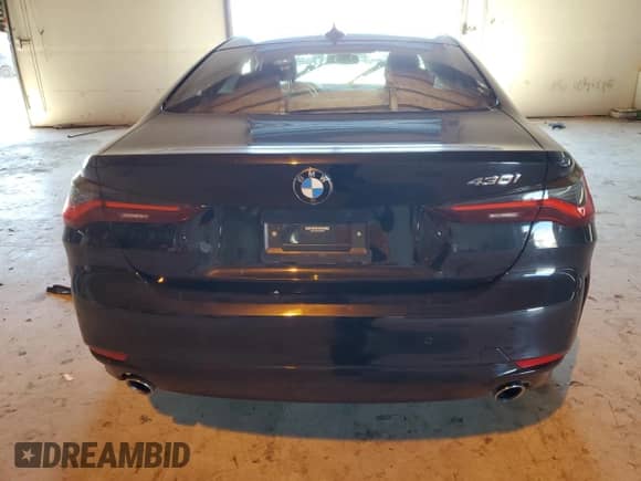 2021 BMW 4 Series 430i z VIN WBA53AP0XMCH49997, wystawiony jako Copart lot #68046125 z przebiegiem Nie podano mil oraz Szkoda całkowita • Salvage title. Historia ofert i sprzedaży dostępna na DreamBid. Obrazek 6.