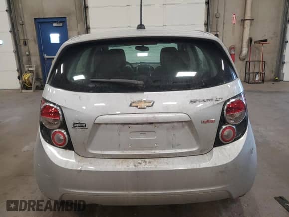 2016 Chevrolet Sonic LT with VIN 1G1JC6SB5G4182464, listed as a Copart auction lot 80868175 with 14,855 mi miles and Salvage title. Bid and sale history available at DreamBid. Image 6.