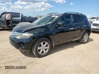 2009 Nissan Murano S with VIN JN8AZ18U59W029144, listed as a Copart auction lot 85189775 with 186,119 mi miles and Salvage title. Bid and sale history available at DreamBid. Image 1.