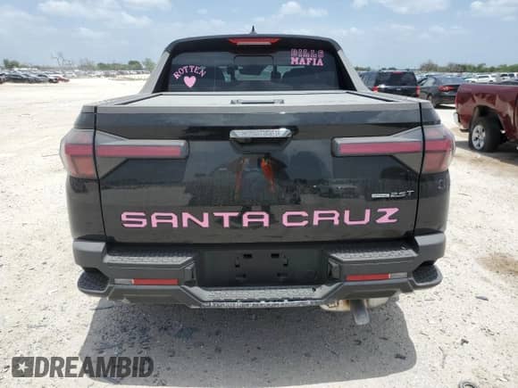 2024 Hyundai Santa Cruz Night Edition with VIN 5NTJCDDF8RH102777, listed as a Copart auction lot 61480864 with 3,094 mi miles and Salvage title. Bid and sale history available at DreamBid. Image 6.