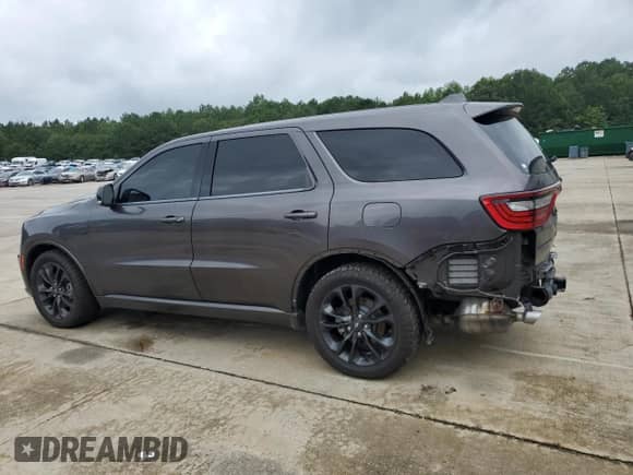 2021 Dodge Durango R/T with VIN 1C4SDHCT2MC791914, listed as a Copart auction lot 68150055 with 81,781 mi miles and Salvage title. Bid and sale history available at DreamBid. Image 2.