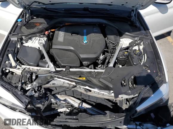 2019 BMW 5 Series 530e with VIN WBAJA9C5XKB399372, listed as a Copart auction lot 84980615 with 96,776 mi miles and Salvage title. Bid and sale history available at DreamBid. Image 11.