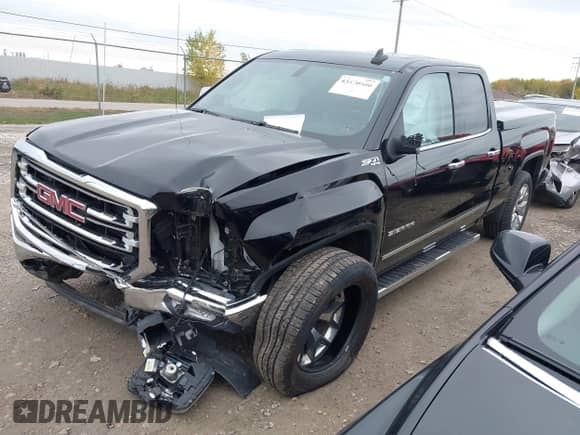 2017 GMC Sierra 1500 SLT with VIN 1GTV2NEC2HZ370535, listed as a IAAI auction lot 43370580 with 58,224 mi miles and . Bid and sale history available at DreamBid. Image 2.