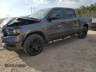 2024 Ram 1500 Big Horn with VIN 1C6RREFT3RN146122, listed as a Copart auction lot 47739285 with 29,851 mi miles and Salvage title. Bid and sale history available at DreamBid. Image 1.