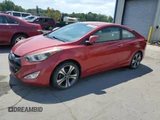 2014 Hyundai Elantra with VIN KMHDH6AH9EU028683, listed as a Copart auction lot 64776585 with 89,876 mi miles and Salvage title. Bid and sale history available at DreamBid. Image 1.