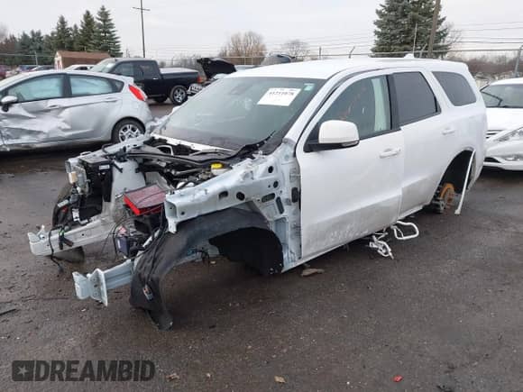 2022 Dodge Durango GT Plus z VIN 1C4RDJDG0NC215571, wystawiony jako IAAI lot #41211078 z przebiegiem Nie podano mil oraz . Historia ofert i sprzedaży dostępna na DreamBid. Obrazek 2.