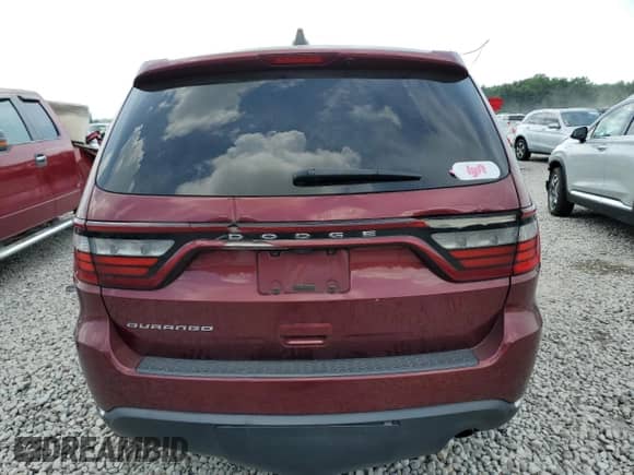 2020 Dodge Durango SXT with VIN 1C4RDHAG9LC352857, listed as a Copart auction lot 62466595 with 212,300 mi miles and Salvage title. Bid and sale history available at DreamBid. Image 6.