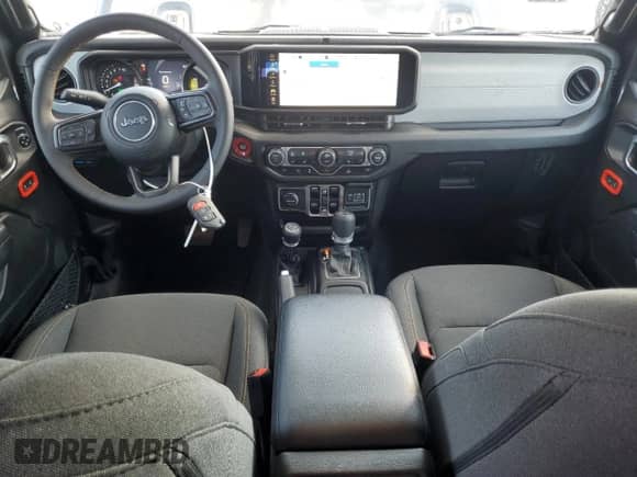 2024 Jeep Wrangler Willys с VIN 1C4RJXN67RW351007, выставлен на аукционе Copart как лот 67570285 с пробегом 9 885 миль миль и Списание • Salvage title. История ставок и продаж доступна на DreamBid. Изображение 8.