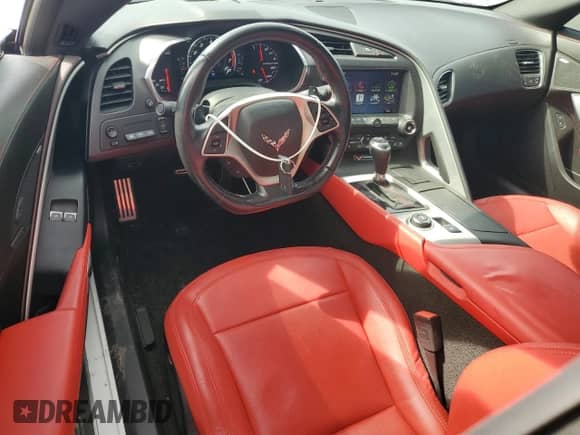 2016 Chevrolet Corvette Z51 2LT with VIN 1G1YK3D75G5122610, listed as a Copart auction lot 72325114 with 29,159 mi miles and Clean title. Bid and sale history available at DreamBid. Image 8.