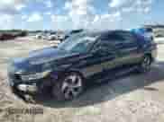 2018 Honda Accord EX-L with VIN 1HGCV1F60JA016972, listed as a Copart auction lot 81918565 with 104,220 mi miles and Salvage title. Bid and sale history available at DreamBid. Image 1.