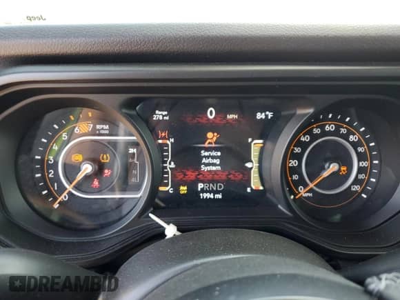 2025 Jeep Wrangler Sport с VIN 1C4PJXAN2SW590037, выставлен на аукционе Copart как лот 65510945 с пробегом 1 994 миль миль и Списание • Salvage title. История ставок и продаж доступна на DreamBid. Изображение 9.