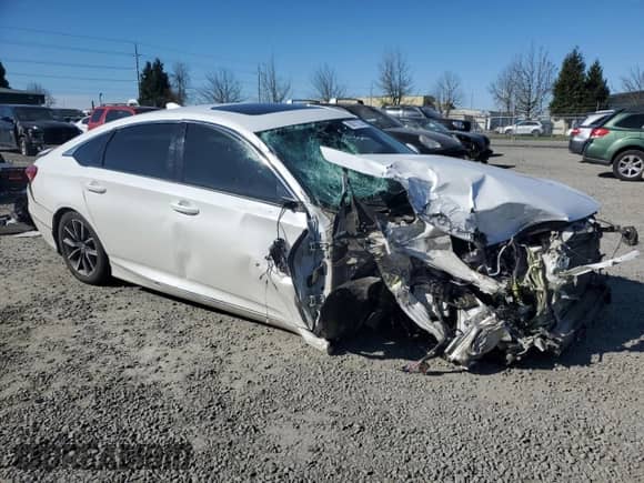 2022 Honda Accord EX-L z VIN 1HGCV1F55NA076422, wystawiony jako Copart lot #50571335 z przebiegiem 99 914 mil mil oraz Szkoda całkowita • Salvage title. Historia ofert i sprzedaży dostępna na DreamBid. Obrazek 4.