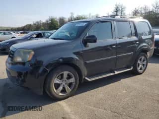 2013 Honda Pilot EX-L with VIN 5FNYF4H7XDB013484, listed as a Copart auction lot 66003185 with 114,491 mi miles and Salvage title. Bid and sale history available at DreamBid. Image 1.