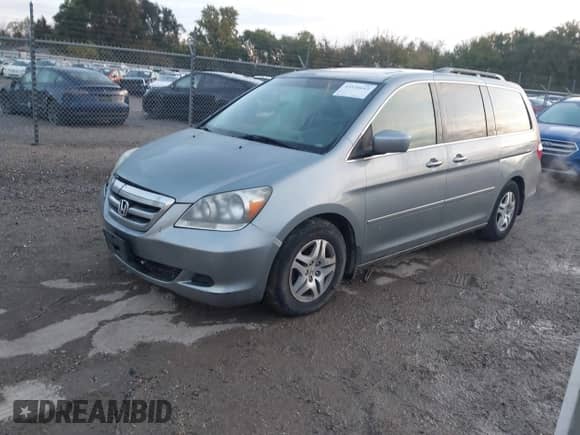 2007 Honda Odyssey EX-L с VIN 5FNRL38797B015657, выставлен на аукционе IAAI как лот 43576642 с пробегом 183 336 миль миль и . История ставок и продаж доступна на DreamBid. Изображение 2.