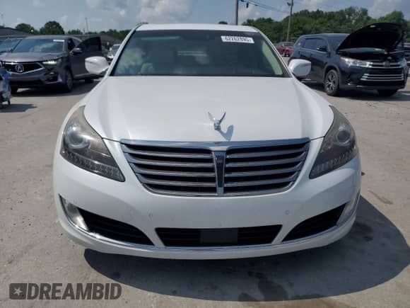 2015 Hyundai Equus Signature with VIN KMHGH4JH6FU095812, listed as a Copart auction lot 62262895 with 101,763 mi miles and Salvage title. Bid and sale history available at DreamBid. Image 5.