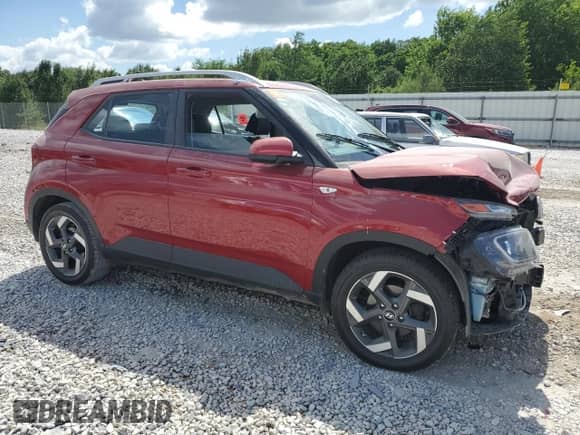 2022 Hyundai Venue SEL with VIN KMHRC8A32NU193141, listed as a Copart auction lot 59542864 with 52,902 mi miles and Salvage title. Bid and sale history available at DreamBid. Image 4.