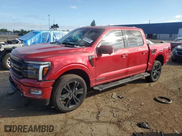 2024 Ford F-150 Lariat with VIN 1FTFW5LD6RFB96248, listed as a Copart auction lot 69278555 with 8,951 mi miles and Salvage title. Bid and sale history available at DreamBid. Image 1.