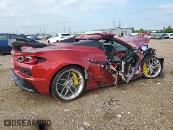 2025 Chevrolet Corvette 3LZ с VIN 1G1YF3D33S5606012, выставлен на аукционе Copart как лот 61483275 с пробегом 92 миль миль и На запчасти • Non repairable. История ставок и продаж доступна на DreamBid. Изображение 3.