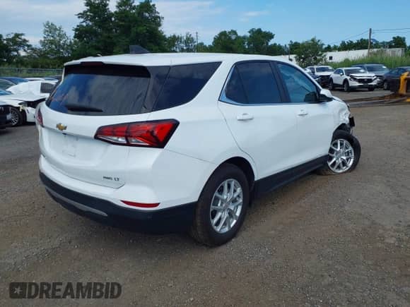 2024 Chevrolet Equinox LT с VIN 3GNAXTEG7RS215833, выставлен на аукционе IAAI как лот 42727224 с пробегом 14 684 миль миль и . История ставок и продаж доступна на DreamBid. Изображение 4.