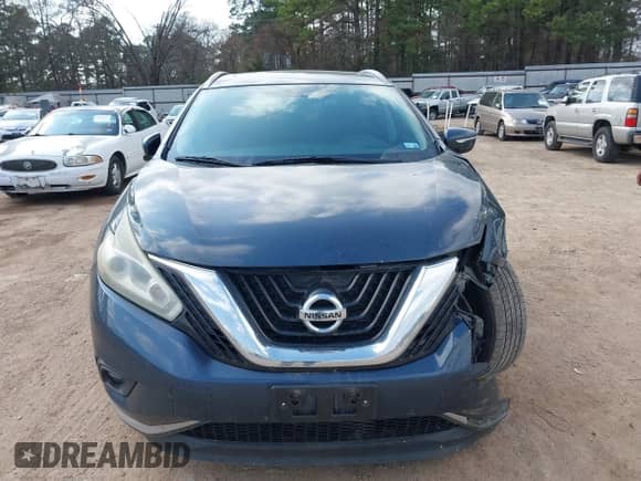 2015 Nissan Murano SL with VIN 5N1AZ2MH6FN221180, listed as a IAAI auction lot 41505930 with 125,896 mi miles and . Bid and sale history available at DreamBid. Image 13.