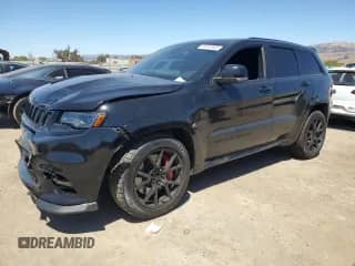 2019 Jeep Grand Cherokee SRT with VIN 1C4RJFDJ8KC729018, listed as a Copart auction lot 69764805 with 46,483 mi miles and Salvage title. Bid and sale history available at DreamBid. Image 1.