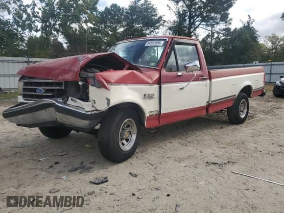 1990 Ford F-150 with VIN 1FTEF15N9LNA45119, listed as a Copart auction lot 84592895 with 30,821 mi miles and Salvage title. Bid and sale history available at DreamBid. Image 1.