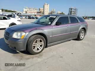 2005 Dodge Magnum R/T with VIN 2D4GZ58255H579306, listed as a Copart auction lot 74365564 with 130,426 mi miles and Salvage title. Bid and sale history available at DreamBid. Image 1.