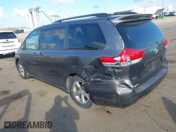 2012 Toyota Sienna LE AAS with VIN 5TDKK3DC2CS215910, listed as a IAAI auction lot 43063000 with 169,580 mi miles and . Bid and sale history available at DreamBid. Image 3.