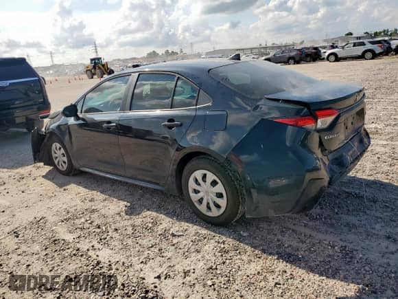 2022 Toyota Corolla L with VIN 5YFDPMAE1NP375052, listed as a Copart auction lot 67208245 with 59,810 mi miles and Salvage title. Bid and sale history available at DreamBid. Image 2.