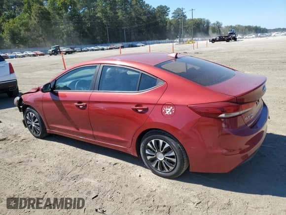 2017 Hyundai Elantra SE with VIN KMHD74LF4HU093612, listed as a Copart auction lot 86871945 with 161,741 mi miles and Salvage title. Bid and sale history available at DreamBid. Image 2.