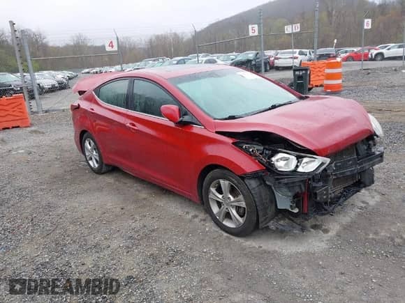 2016 Hyundai Elantra Value Edition with VIN KMHDH4AE6GU601567, listed as a IAAI auction lot 41931700 with 151,314 mi miles and . Bid and sale history available at DreamBid. Image 1.