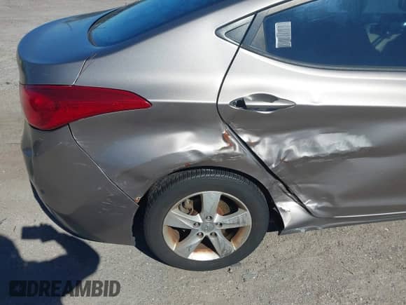 2013 Hyundai Elantra GLS with VIN 5NPDH4AE1DH178018, listed as a IAAI auction lot 43601097 with 191,145 mi miles and . Bid and sale history available at DreamBid. Image 6.