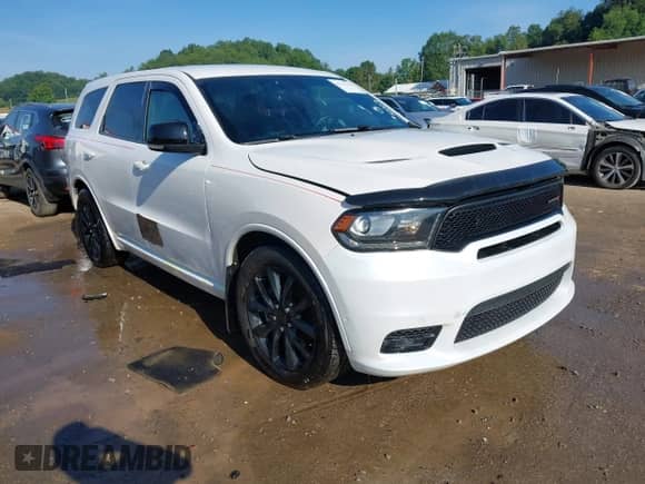 2018 Dodge Durango R/T with VIN 1C4SDJCT7JC266026, listed as a IAAI auction lot 42711211 with 91,541 mi miles and . Bid and sale history available at DreamBid. Image 1.