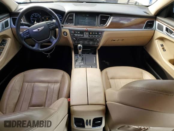 2015 Hyundai Genesis 3.8L z VIN KMHGN4JEXFU069180, wystawiony jako Copart lot #87025855 z przebiegiem 131 556 mil mil oraz Czysty tytuł • Clean title. Historia ofert i sprzedaży dostępna na DreamBid. Obrazek 8.