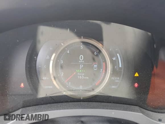 2015 Lexus RC 350 F Sport with VIN JTHSE5BC2F5002616, listed as a Copart auction lot 69035815 with 76,359 mi miles and Salvage title. Bid and sale history available at DreamBid. Image 9.