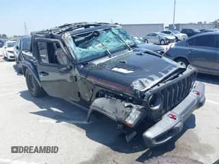2021 Jeep Wrangler Unlimited Rubicon with VIN 1C4HJXFG9MW649103, listed as a IAAI auction lot 42492970 with Not provided miles and . Bid and sale history available at DreamBid. Image 1.
