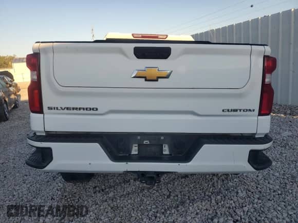 2021 Chevrolet Silverado 1500 Custom with VIN 1GCRWBEK4MZ322623, listed as a Copart auction lot 71912585 with Not provided miles and Salvage title. Bid and sale history available at DreamBid. Image 6.