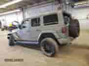 2021 Jeep Wrangler Unlimited Sahara High Altitude with VIN 1C4HJXEMXMW821386, listed as a Copart auction lot 52482324 with 19,933 mi miles and Salvage title. Bid and sale history available at DreamBid. Image 2.